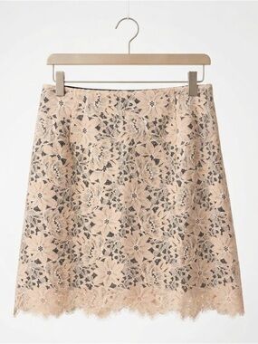 Exquisite Sandro Paris Floral Lace Mini Skirt